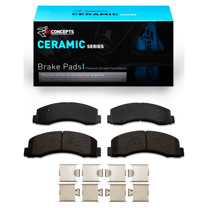 Ford F-150 Brake Pads - Front - R1 Concepts - R1 Ceramic - `10-`21